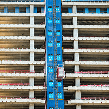 O prédio de 150 metros de altura do Grupo de Construção da China escolheu nossa talha